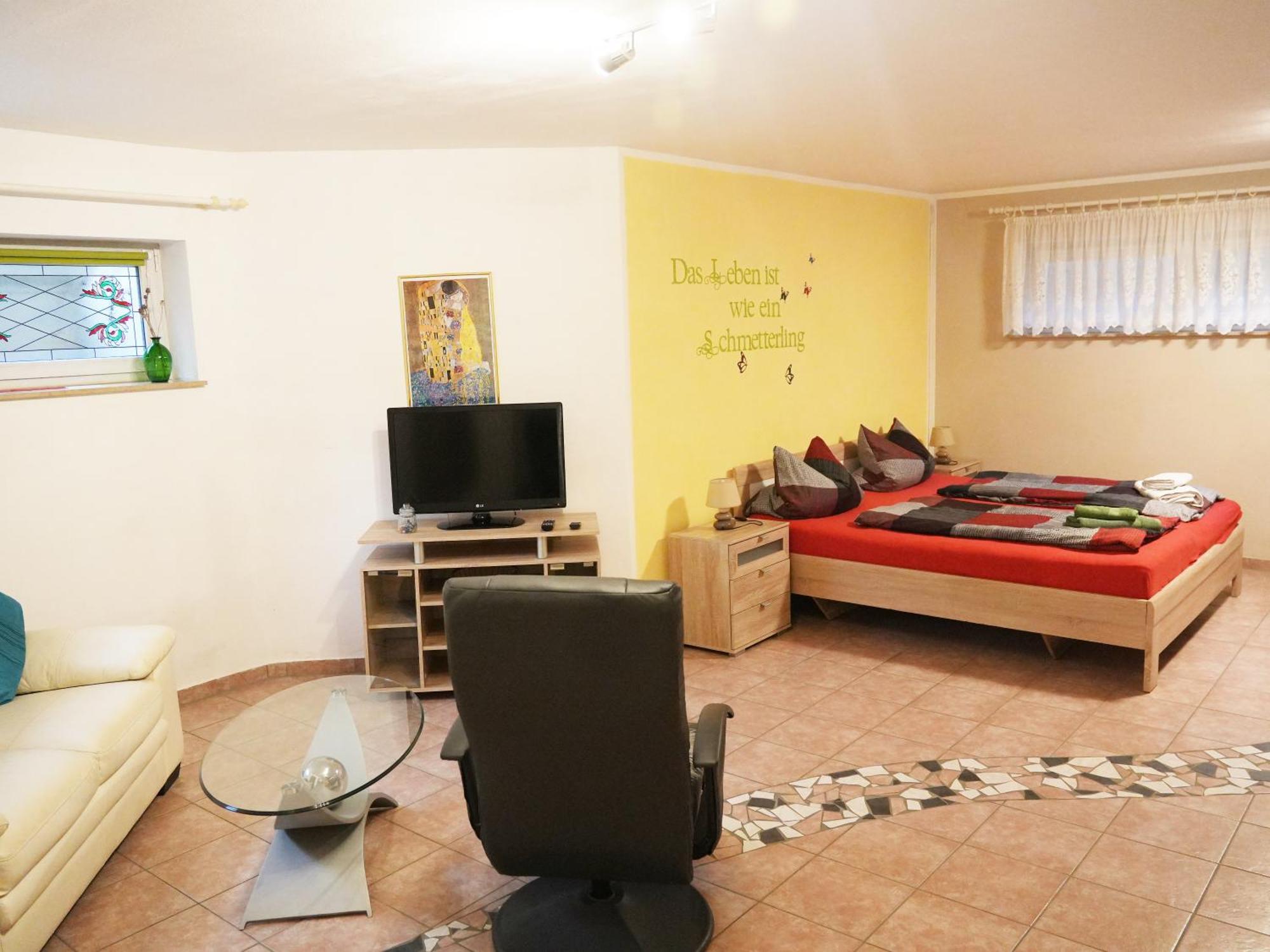 Appartement Am Goldberg Goldbach  Bagian luar foto
